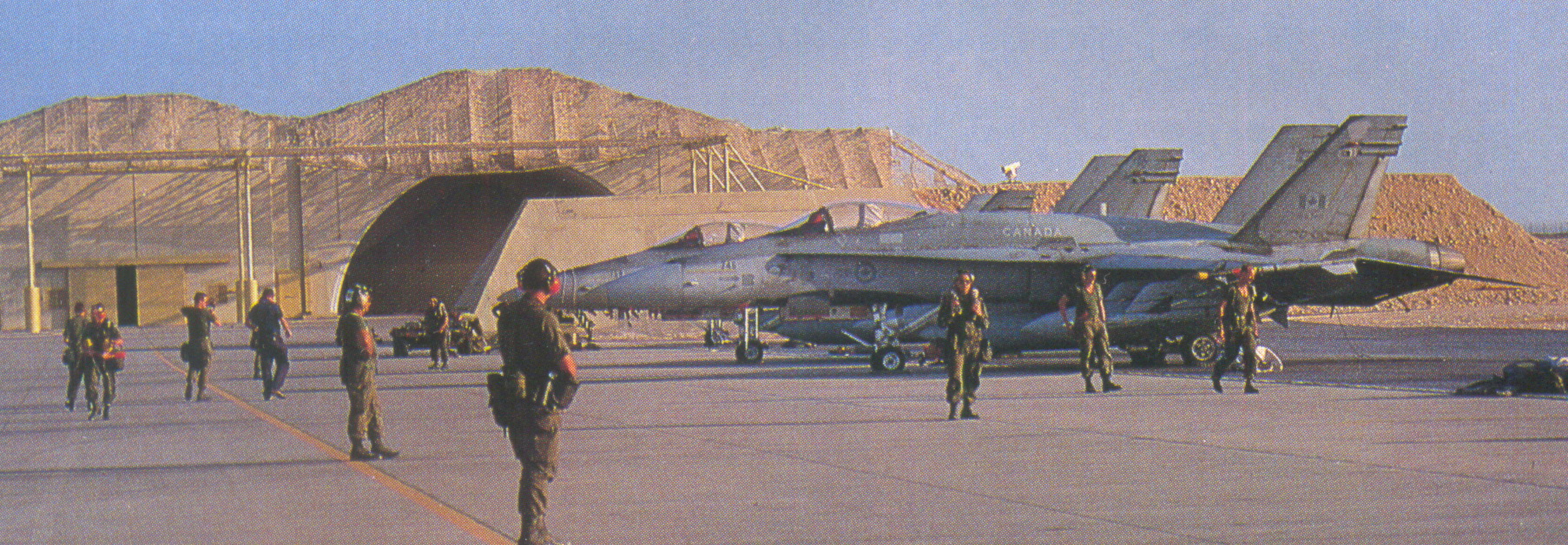 BADEN SOELLINGEN POSTCARD CF-18 HORNET 